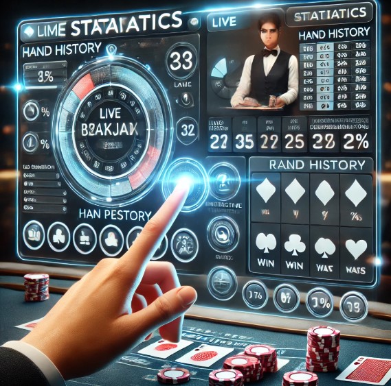 Cara Pakai Fitur Statistik di Blackjack Live